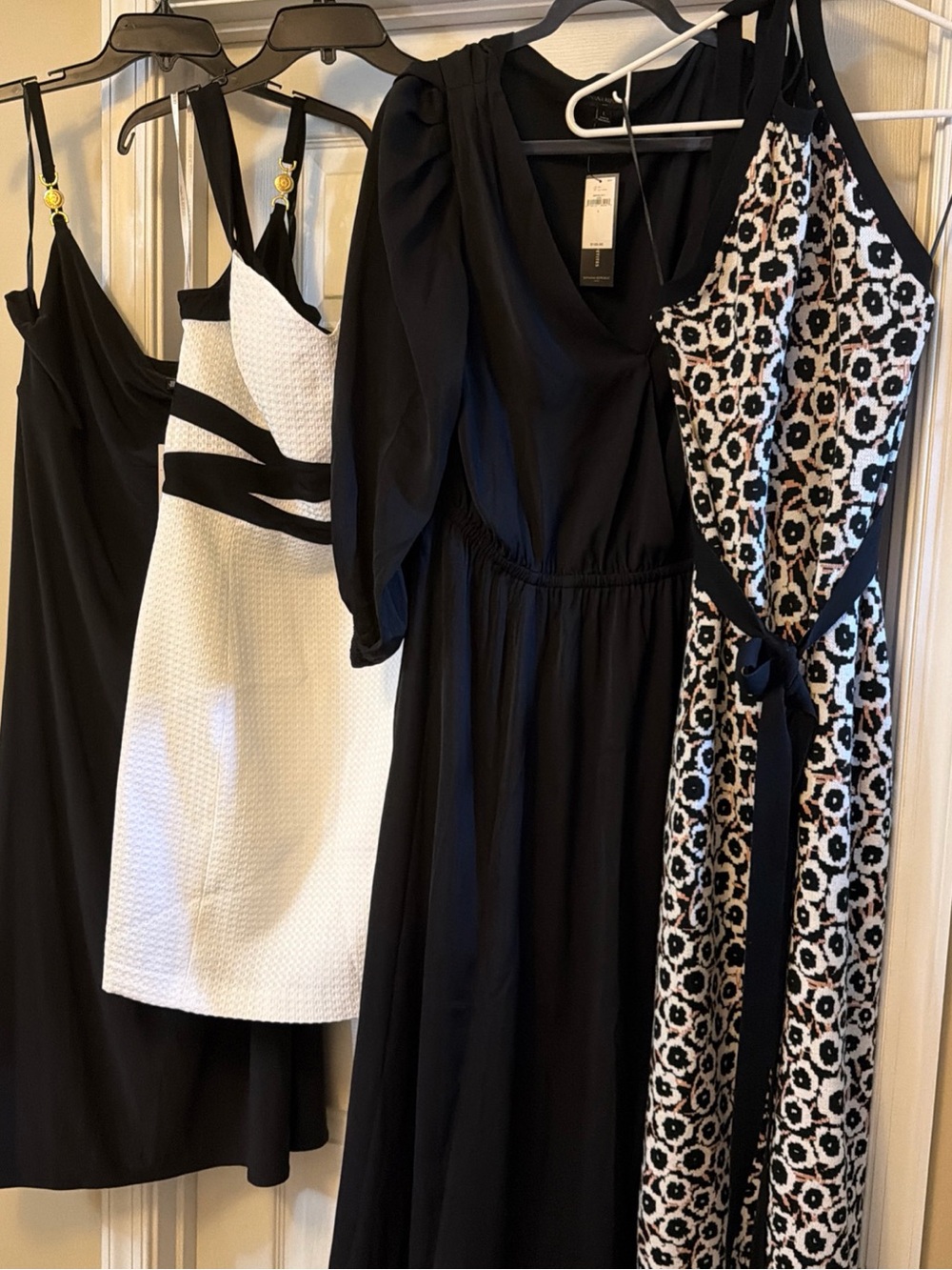 Designer Women’s DRESS Lot 4- DVF, WHBM, Banana Republic, and Guess